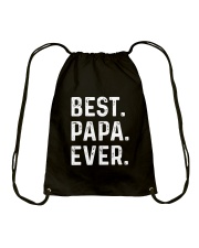 Best Papa Ever Drawstring Bag tile