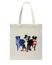 Border Collie Tote Bag tile