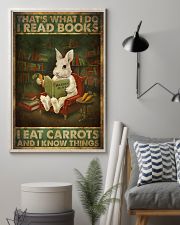 That's What I Do I Read Books I Eat Carrots 11x17 Poster lifestyle-poster-1