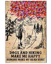 Dogs And Hiking 11x17 Poster front