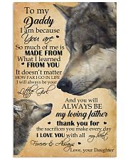 To My Daddy 11x17 Poster front