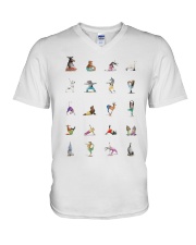 Yoga Animal V-Neck T-Shirt tile