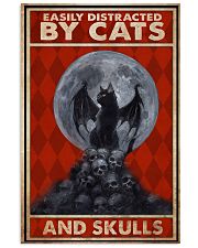 Easily Distracted By Cats And Skulls 11x17 Poster front