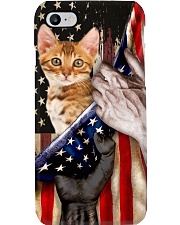 Love Bengal Cat United State Flag Phone Case i-phone-8-case