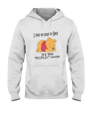 I Like To Stay In Bed Hooded Sweatshirt tile