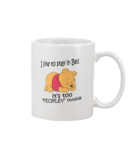 I Like To Stay In Bed Mug tile