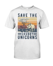 Save The Chubby Unicorns Classic T-Shirt front