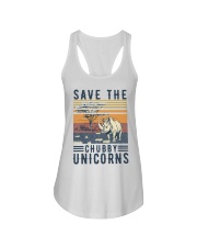 Save The Chubby Unicorns Ladies Flowy Tank tile