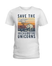 Save The Chubby Unicorns Ladies T-Shirt tile
