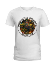 Psychedelic Research Volunteer Shirts Ladies T-Shirt tile
