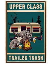 Raccoon Camping Upper Class Trailer Trash 11x17 Poster front