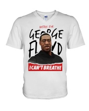 I Can't Breathe V-Neck T-Shirt tile