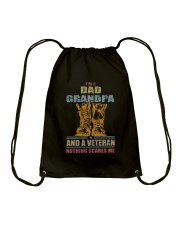 I'm A Dad Grandpa and A Veteran Drawstring Bag tile