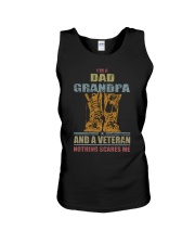I'm A Dad Grandpa and A Veteran Unisex Tank tile