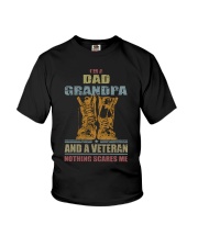 I'm A Dad Grandpa and A Veteran Youth T-Shirt tile
