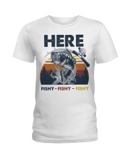 Here Fishy Fishy Fishy Ladies T-Shirt tile