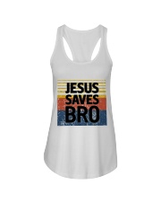 Jesus Saves Bro Ladies Flowy Tank tile