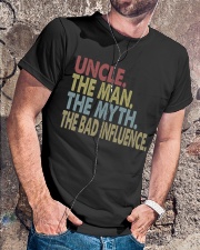 Uncle The Man The Myth The Bad Influence Classic T-Shirt lifestyle-mens-crewneck-front-4