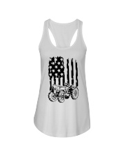 Farmer And Flag Ladies Flowy Tank tile