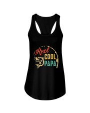 Vintage Reel Cool Papa Shirt Ladies Flowy Tank tile