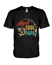 Vintage Reel Cool Papa Shirt V-Neck T-Shirt tile
