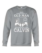 Old-Man-Calvin Crewneck Sweatshirt tile