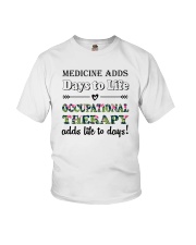 Occupational Therapy Add Life To Days Youth T-Shirt thumbnail