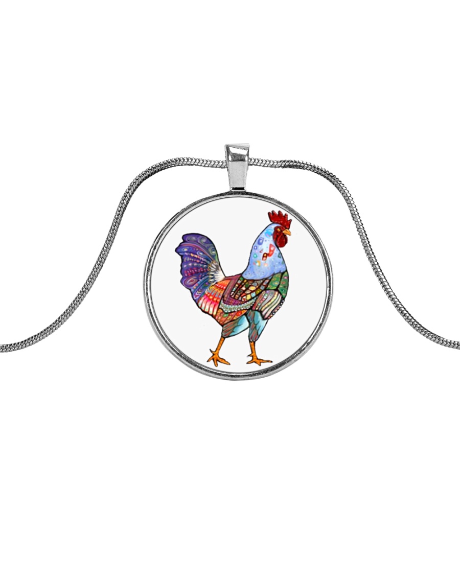 Chicken Necklaces And Bracelets Metallic Circle Necklace