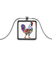Chicken Necklaces And Bracelets Metallic Rectangle Necklace thumbnail