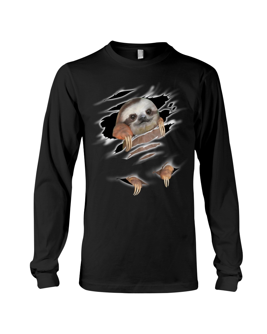 Sloth Scratch Long Sleeve Tee
