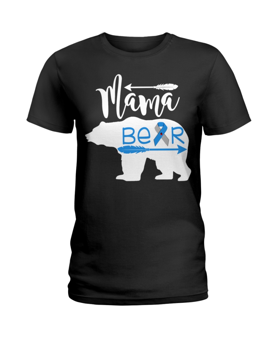 Type One Diabetes Mama Bear Ladies T-Shirt