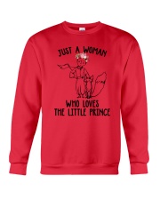 Just A Woman Loves Little Prince Crewneck Sweatshirt thumbnail