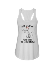 Just A Woman Loves Little Prince Ladies Flowy Tank thumbnail