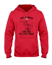 Just A Woman Loves Little Prince Hooded Sweatshirt thumbnail