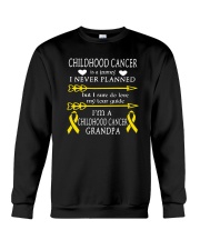 Childhood Cancer Grandpa Crewneck Sweatshirt thumbnail