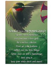 Advice From A Hummingbird 11x17 Poster front