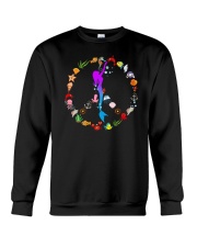 Peace Love And Mermaid Crewneck Sweatshirt thumbnail