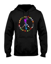 Peace Love And Mermaid Hooded Sweatshirt thumbnail