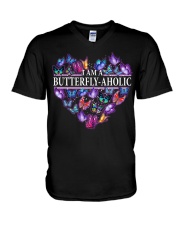 I'm A Butterflyaholic V-Neck T-Shirt thumbnail