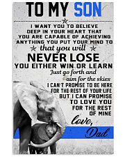 To My Son-Love Dad 11x17 Poster front