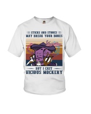 Sticks And Stones May Break Your Bones Youth T-Shirt tile