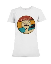 Gamer Level Up Premium Fit Ladies Tee tile