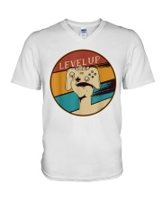Gamer Level Up V-Neck T-Shirt tile