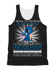 5 Signs I'm Probadly A Dragon 2 All-Over Unisex Tank tile