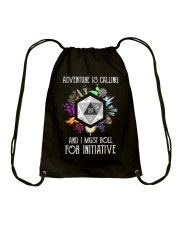 And I Must Roll For Initiative Drawstring Bag tile