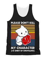 Please Don't Kill All-Over Unisex Tank tile