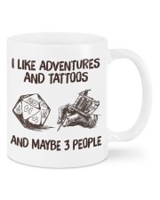 I Like Adventures and Tattoos and maybe 3 People Mugs tile