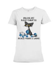 Rolling Dice Builds Character Premium Fit Ladies Tee tile