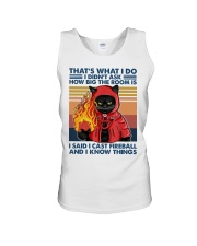 I Cast Fireball And I Know Things Unisex Tank tile