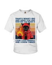 I Cast Fireball And I Know Things Youth T-Shirt tile